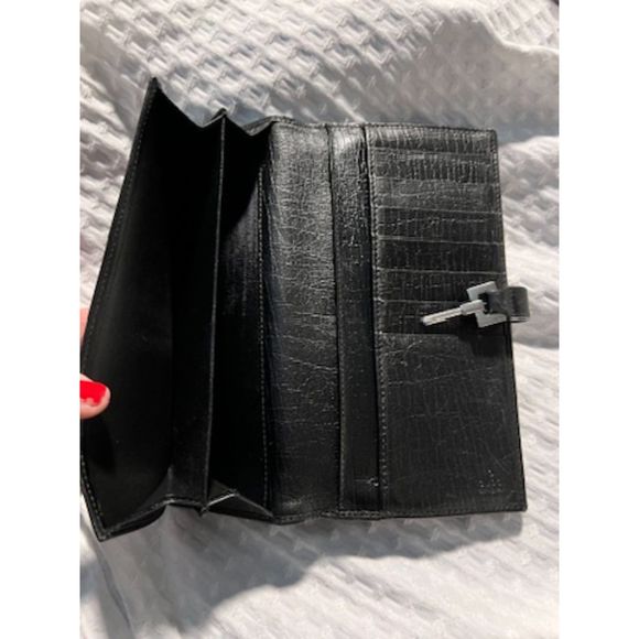 EUC GUCCI Jackie Signature GG Continental Wallet in Black - Picture 4 of 12